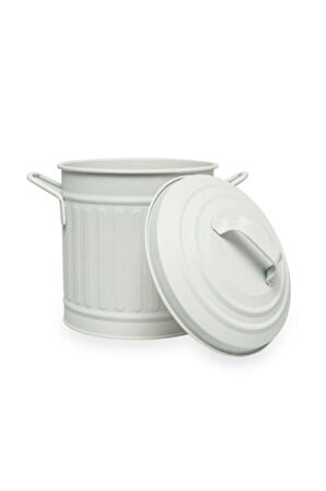 The Mia Çöp Kovası Tezgah 4 Lt- Beyaz GLV0308