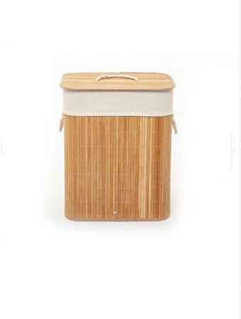 Bambu Çamaşır Sepeti - 60 Litre