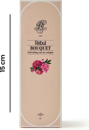 Bouquet 250 ml Cam Şişe Kolonya, Ferahlatıcı Koku ile Temizlik ve Tazelik Sunar