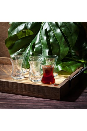 42781 Incebelli 6'lı Çay Bardağı - 125 Ml