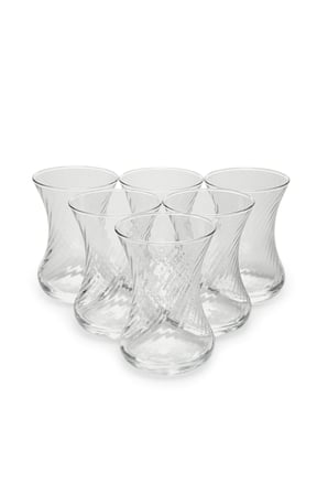 42781 Incebelli 6'lı Çay Bardağı - 125 Ml