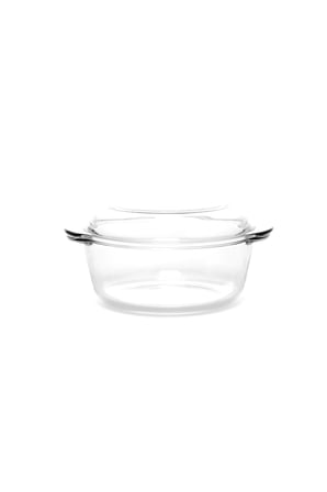 59023 Kapaklı Yuvarlak Borcam - 1600 ml