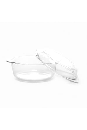 59023 Kapaklı Yuvarlak Borcam - 1600 ml
