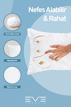 8 Adet Diamond Plus Kapitone Yastık 50x70 Cm 800 gr