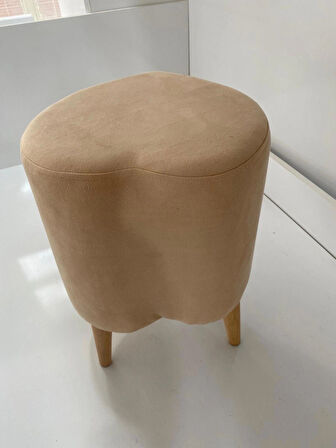 EVİMŞAH PUF & BENCH KALPLİ KREM