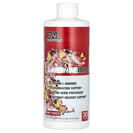 EVLution Nutrition L-Arginine Arjinin 1000 300 Ml