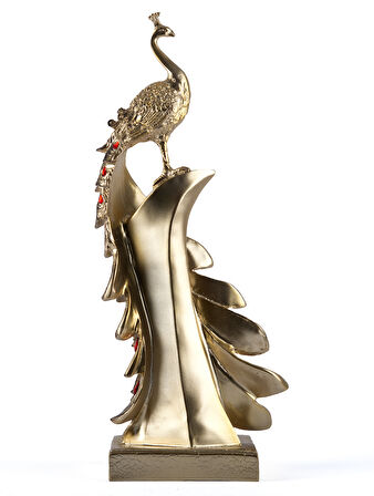 Tavus Kuşu, Kırmızı Taşlı (51 Cm)