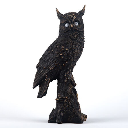 Baykuş Biblo Siyah, Gerçekçi