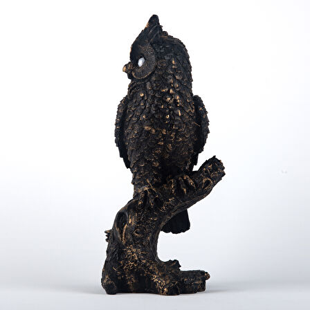 Baykuş Biblo Siyah, Gerçekçi