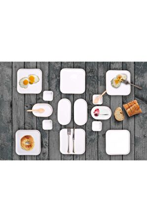 14 Parça Kahvaltı Takımı & Yemek Takımı & Pasta Servis Seti