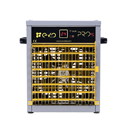 Evo10 PROs - 10 kw Kumandalı ve Dijital Endüstriyel Elektrikli Fanlı Isıtıcı