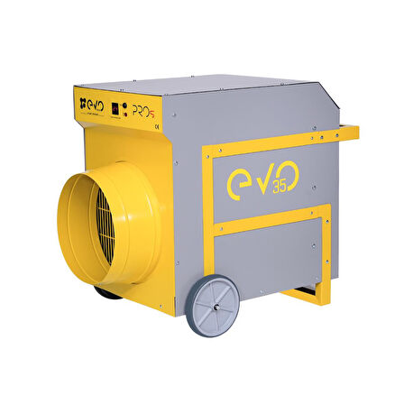 Evo35 PROs - 35 kw Kumandalı ve Dijital Endüstriyel Elektrikli Fanlı Isıtıcı