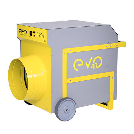 Evo40 PROs - 40 kw Kumandalı ve Dijital Endüstriyel Elektrikli Fanlı Isıtıcı