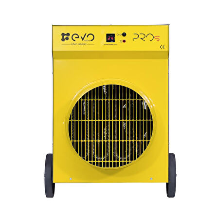 Evo40 PROs - 40 kw Kumandalı ve Dijital Endüstriyel Elektrikli Fanlı Isıtıcı