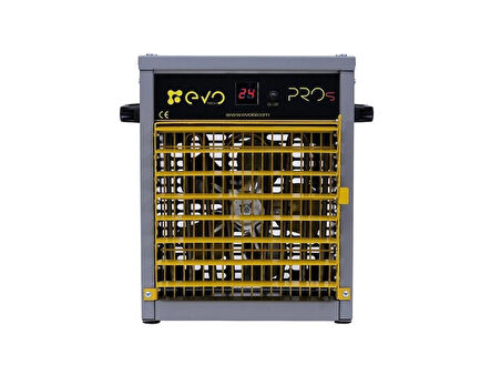 Evo5 PROs - 5 kw Kumandalı ve Dijital Endüstriyel Elektrikli Fanlı Isıtıcı