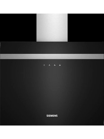 Siemens LC65FCJ60T IQ300 Duvar Tipi Siyah Davlumbaz 60 cm Alüminyum Filtreli