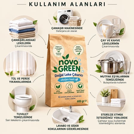 Oksijen Bazli Guclu Leke Cikarici 600 Gr – Beyaz Ve Acik Renkliler İ̇Cin Aktif Oksijenli Toz Camasir Suyu Etkili Ve Yeni Nesil Temizleme Gucu