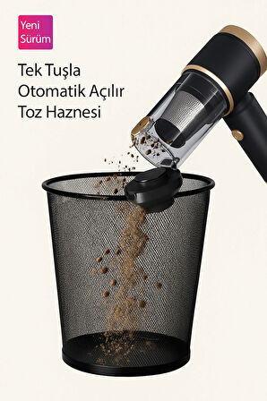 Westus 15000Pa Güçlü Vakumlu Kablosuz Islak Kuru-Üflemeli Led Işıklı Araç Süpürgesi - El Süpürgesi - Yeni 2025