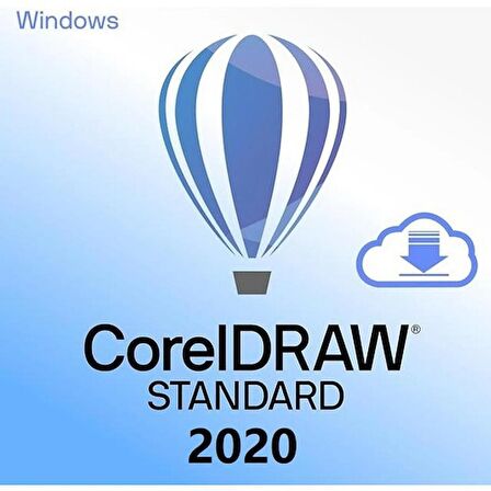 Corel Coreldraw Standard 2020 (Windows) - 3 PC Lifetime/Ömür Boyu Kalıcı Lisans