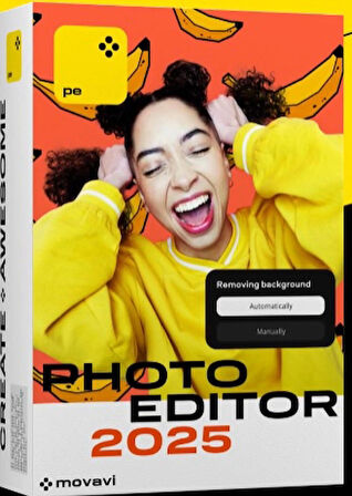 Movavi Photo Editor 2025 (Windows) - 1 PC Ömür Boyu Abonelik Kodu