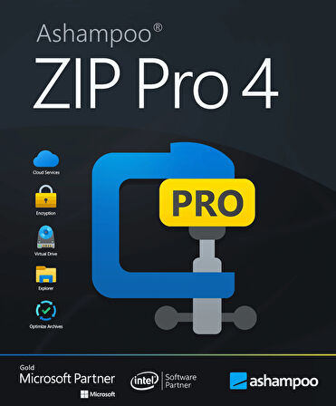 Ashampoo ZIP Pro 4 - 1 PC Ömür Boyu Abonelik Kodu (Windows/Türkçe)