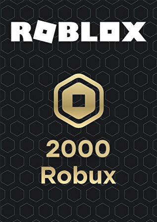 Roblox Hediye Kartı 2000 Robux