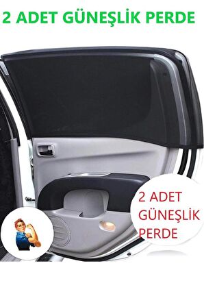 2 Adet Oto Yan Cam Güneşlik Perde Araç Güneşlik Araba Güneşlik Perdesi Anne Bebek Emzirme Perdesi