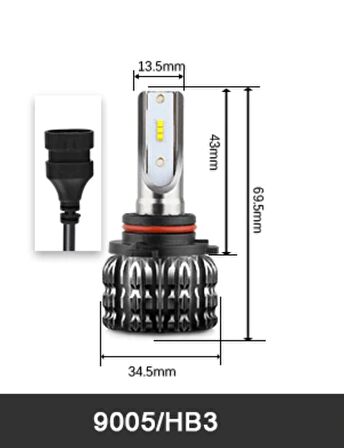 BMW E60 5 Seri Led Xenon Sis Far Aydınlatma Ampulu FEMEX EcoPower