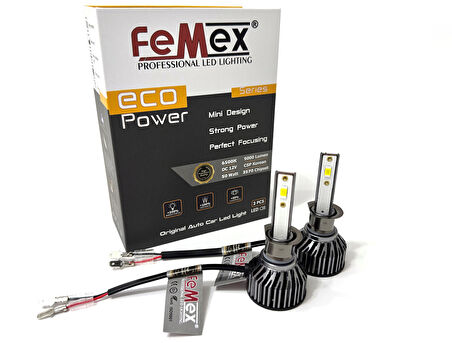 Opel Corsa D Led Xenon Uzun Far Aydınlatma Ampulu Femex Eco Power