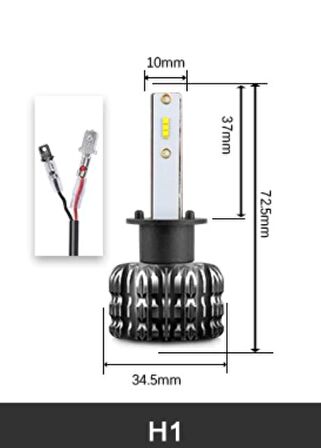 Fiat Doblo 3 Led Xenon Uzun Far Ampulu FEMEX Eco Power H1