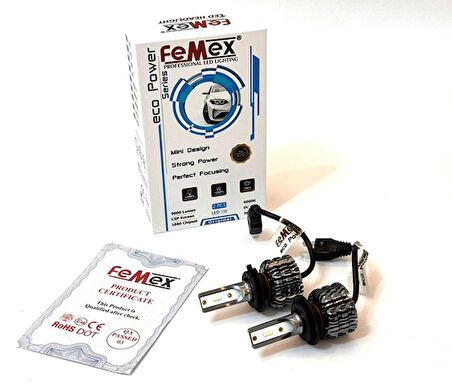 Femex Eco Power Buz Mavi 8000K CSP Chipset H7 Led Xenon Led Headlight