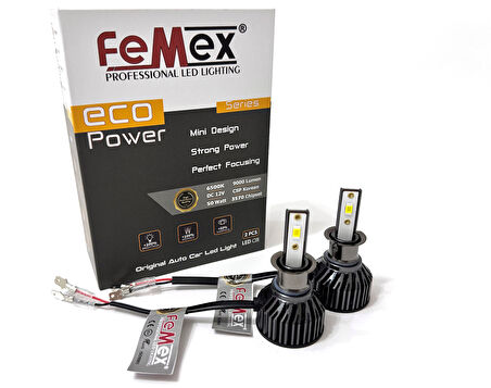 Femex Eco Power CSP 3570 Chipset H3 Led Xenon Far Ampulu