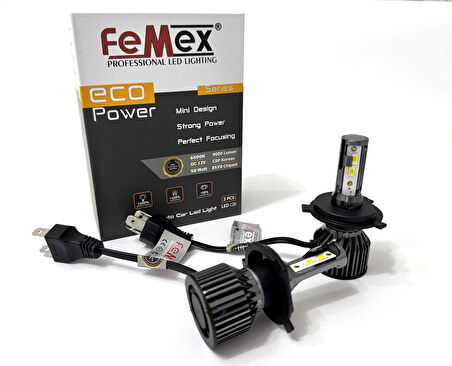 Fiat Palio Araçlar İçin Kısa Uzun LED Far Ampulu FEMEX Eco Power