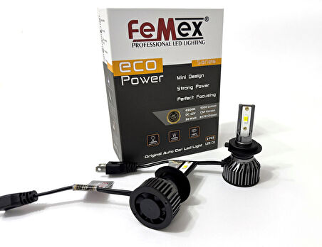 Femex Eco Power CSP 3570 Chipset H7 Led Xenon Far Ampulu