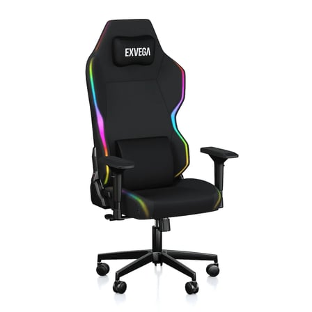 Exvega Lunar Active Rgb Black Oyuncu Koltuğu