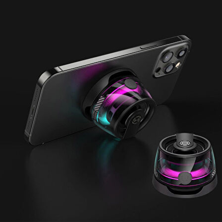 Bluetooth Hoparlör Yüksek Ses Mini Bass Manyetik Mıknatıslı Kablosuz Speaker Ses Bombası