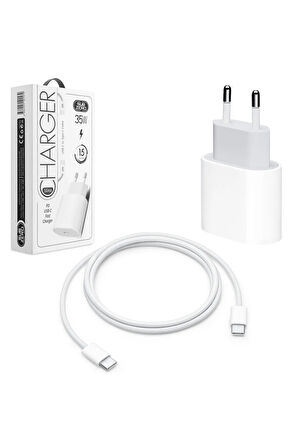 Iphone 15-15 PRO-15 PRO Max Uyumlu Şarj Aleti Set HIZLI Adaptör ve Type-C Kablosu