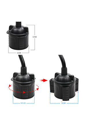 Araba Telefon Tutacağı Torpido Bardaklık Telefon Tutucu Araç Bardaklık İçin