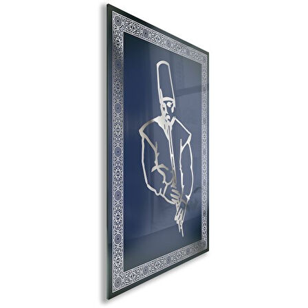 Dini Cam Tablo - Dikey Hat Sanatı - Dini Motif 06-035