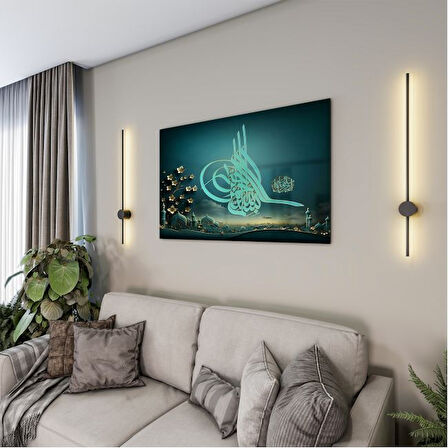 Dini Cam Tablo - Yatay Hat Sanatı - Dini Motif 01-033