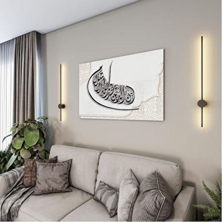 Dini Cam Tablo - Yatay Hat Sanatı - Dini Motif 03-019