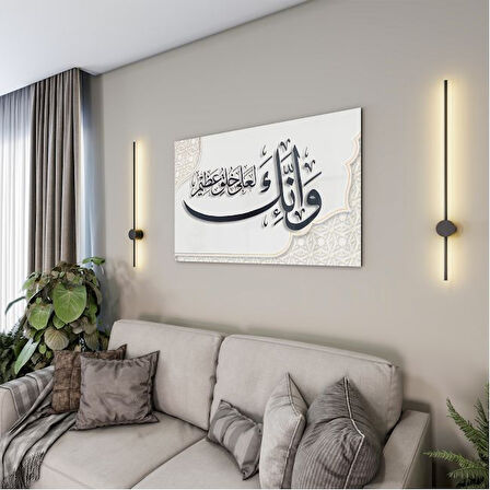 Dini Cam Tablo - Yatay Hat Sanatı - Dini Motif 03-026