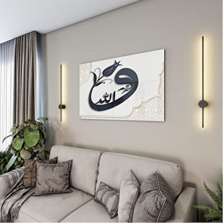 Dini Cam Tablo - Yatay Hat Sanatı - Dini Motif 03-038