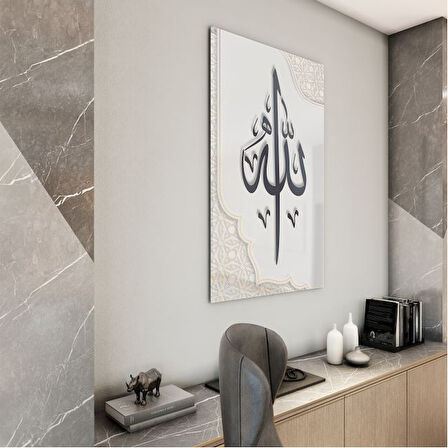 Dini Cam Tablo - Yatay Hat Sanatı - Dini Motif 04-006