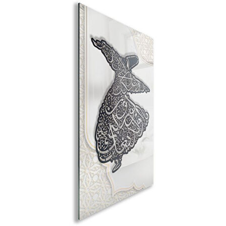 Dini Cam Tablo - Yatay Hat Sanatı - Dini Motif 04-032