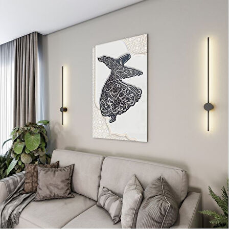 Dini Cam Tablo - Yatay Hat Sanatı - Dini Motif 04-032