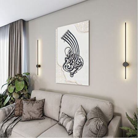 Dini Cam Tablo - Yatay Hat Sanatı - Dini Motif 04-035