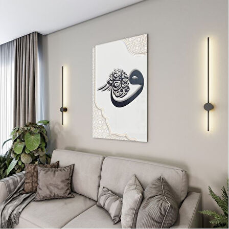 Dini Cam Tablo - Yatay Hat Sanatı - Dini Motif 05-002