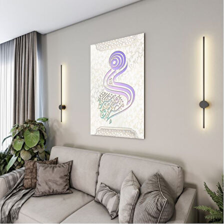 Dini Cam Tablo - Yatay Hat Sanatı - Dini Motif 07-002