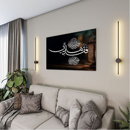 Dini Cam Tablo - Yatay Hat Sanatı - Dini Motif 07-027